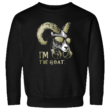 Discover I'm The Goat Bling Cool and Funny Music Animal Sweatshirts