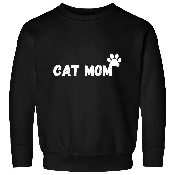 Discover Cat Mom Funny design Classic Sweatshirts