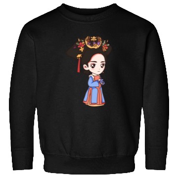 Discover HAND PAINTED GIRL IMAGE Sweatshirts