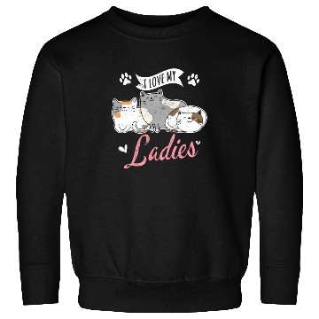 Discover I Love My Ladies Cat Owner Cute Cat Mom Love Cats Sweatshirts