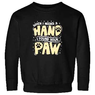 Discover When I Needed a Hand Cat Lover Kitty Cats Mom Dad Sweatshirts