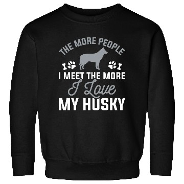 Discover I Love My Husky Sweatshirts