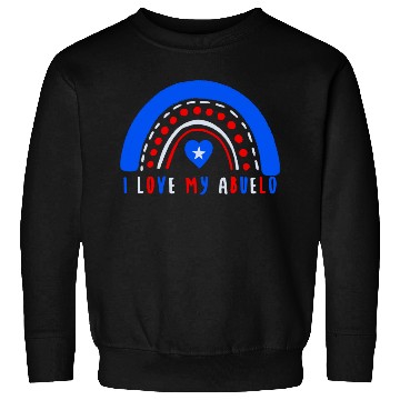 Discover I Love My Abuelo Puerto Rican Boho Rainbow Sweatshirts