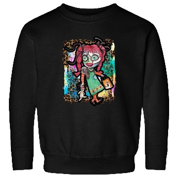 Discover Halloween Zombie Rag Doll Tie Dye Sweatshirts