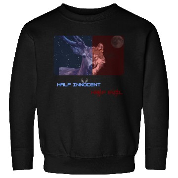 Discover Half innocent, half devil Sweatshirts
