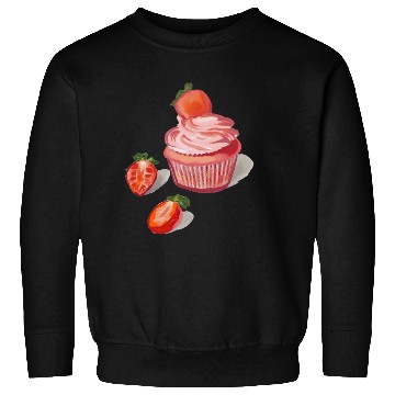 Discover Strawberry Cupcakes Sweatshirts