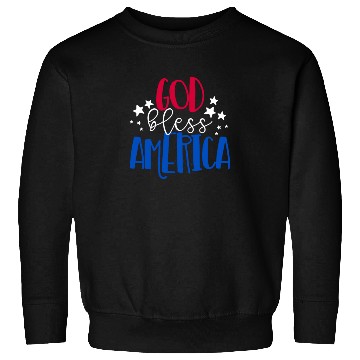 Discover God Bless America Patriotic American 4th of Julygo Sweatshirts