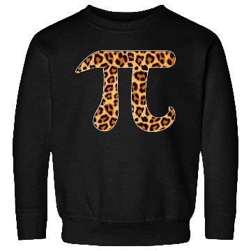 Discover Pi Leopard Print Skin Cheetah Pi Day Math Nerd Sweatshirts