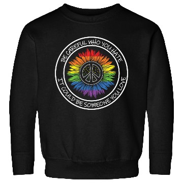 Discover LBGT Flag Gay Pride Human Sweatshirts
