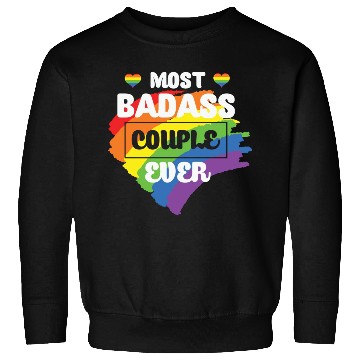 Discover LBGT Flag Gay Pride Human Couple Sweatshirts