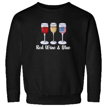 Discover Red Wine & Blue | Bourbon Drinker Sweatshirts | Whisky