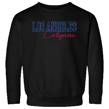 Discover Womens Los Angeles California Letter Print Half Sweatshirts