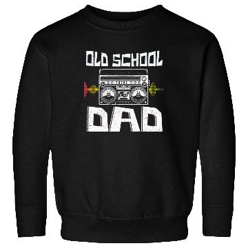 Discover Old School Dad Hip Hop Music Lover Sweatshirts