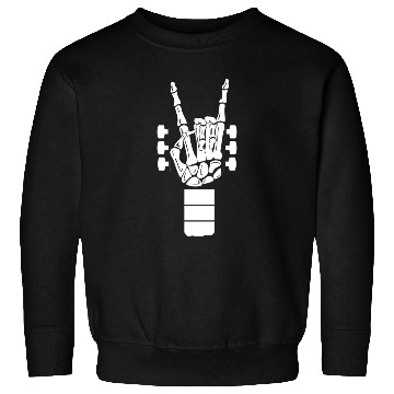 Discover Metal Producer Skeleton Hand Guitar Sweatshirts