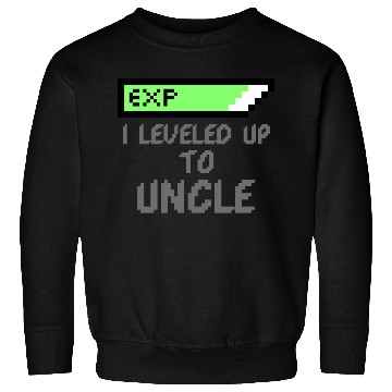 Discover I Leveled Up To Uncle New Uncle Gaming Newborn Sweatshirts