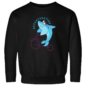 Discover Shark riding a bike | bicicle Sweatshirts