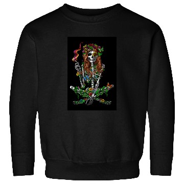 Discover Psychedelic Hippie Skeleton Sweatshirts