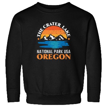Discover The Crater Lake National Park USA Oregon America Sweatshirts