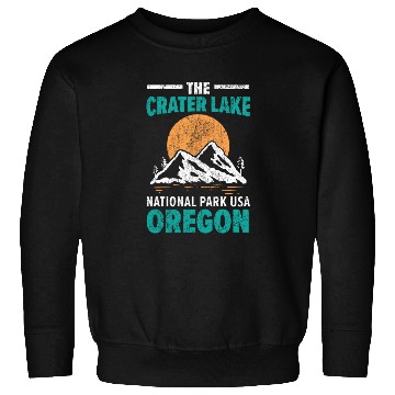 Discover The Crater Lake National Park USA Oregon America Sweatshirts