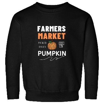 Discover Farmers Market Pumpkin Sweatshirts