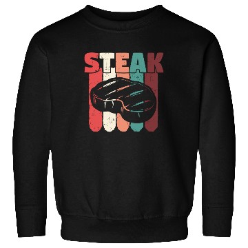 Discover Steak Vintage Distressed Colors Sweatshirts