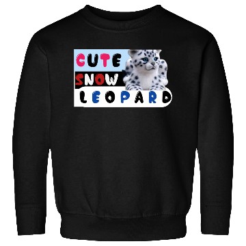 Discover Cute Snow leopard |big cats Sweatshirts