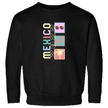 Discover Mexico 2022 Sweatshirts, Mexican Sunglasses Palm Tree