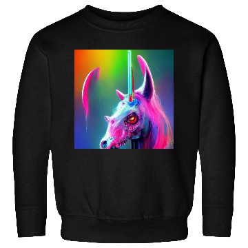 Discover Heavy metal rainbow ultra unicorn Sweatshirts