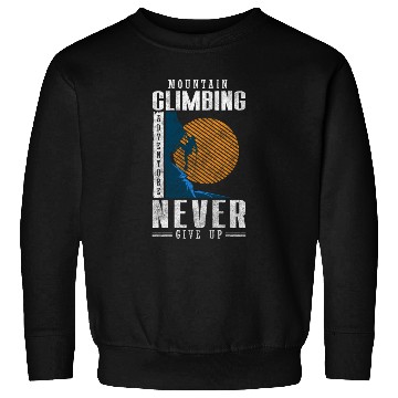 Discover Mountaineering Climbing Sport Hobby Sweatshirts