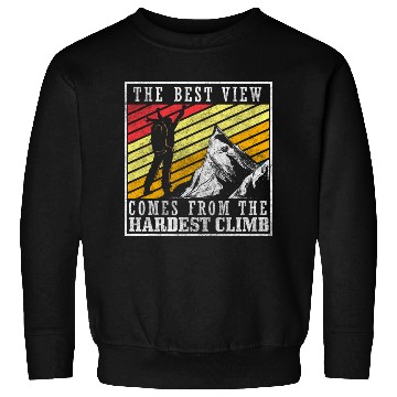 Discover Mountaineering Mountaineering Mountains Sweatshirts
