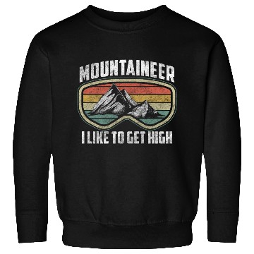 Discover Mountains The Alps Mountaineering Hobby Sweatshirts