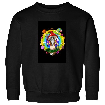 Discover Psychedelic Hippie Mushroom Wizard Sweatshirts