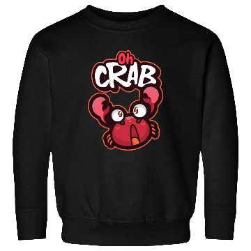 Discover Oh Crab! Surprised Cool Crab Sweatshirts