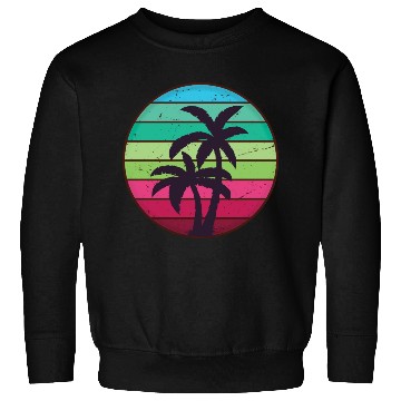Discover Palm Tree Tropical Beach Sweatshirts