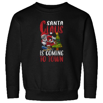 Discover Winter December Christmas Tree Children Sweatshirts