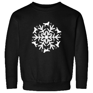 Discover Golden Retriever Snowflake Pattern Sweatshirts