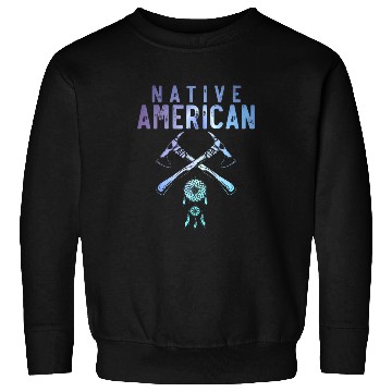 Discover Native American Axe Traditional Dreamcatcher Sweatshirts