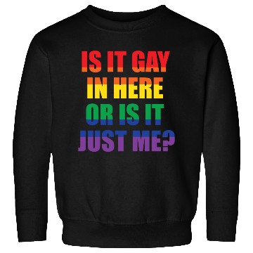 Discover LGBT Funny Gay Lesbian Pride Rainbow Slogan Gift Sweatshirts