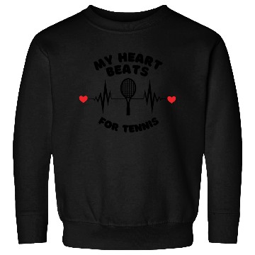 Discover My Heart Beats For Tennis Sweatshirts