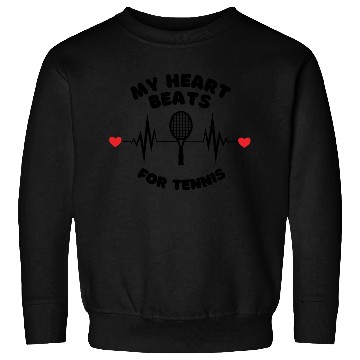 Discover My Heart Beats For Tennis Sweatshirts