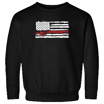 Discover Drone Flying , Drones, US FLAG Drone Sweatshirts