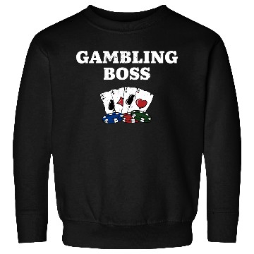 Discover Gambling Boss Casino Poker Gaming Place Poker Sweatshirts