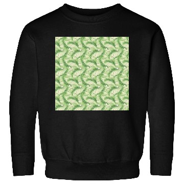 Discover Watercolor Tropical Jungle Palm Leaves Sweatshirts