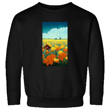 Discover Colorful multicolored bright picture. Painted Sweatshirts