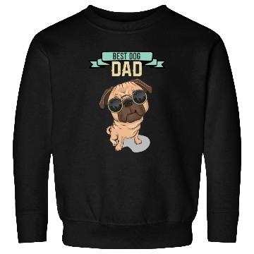 Discover Best dog Dad pug lover Sweatshirts