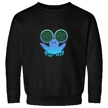 Discover Hypnotic Frog Blue Sweatshirts