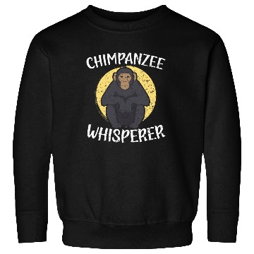 Discover Chimpanzee Whisperer Monkey Animal Zookeeper Sweatshirts