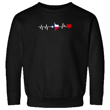 Discover Texas Heartbeat Gift Sweatshirts
