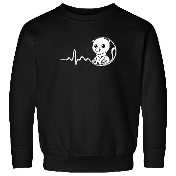 Discover Proboscis Monkey Heartbeat Ape Wildlife Zookeeper Sweatshirts