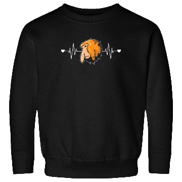 Discover Proboscis Monkey Heartbeat Ape Wildlife Zookeeper Sweatshirts